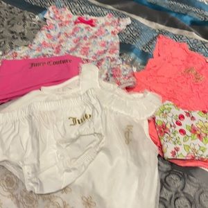 3 juicy couture dresses. Sizes are 18 months and one 12 month